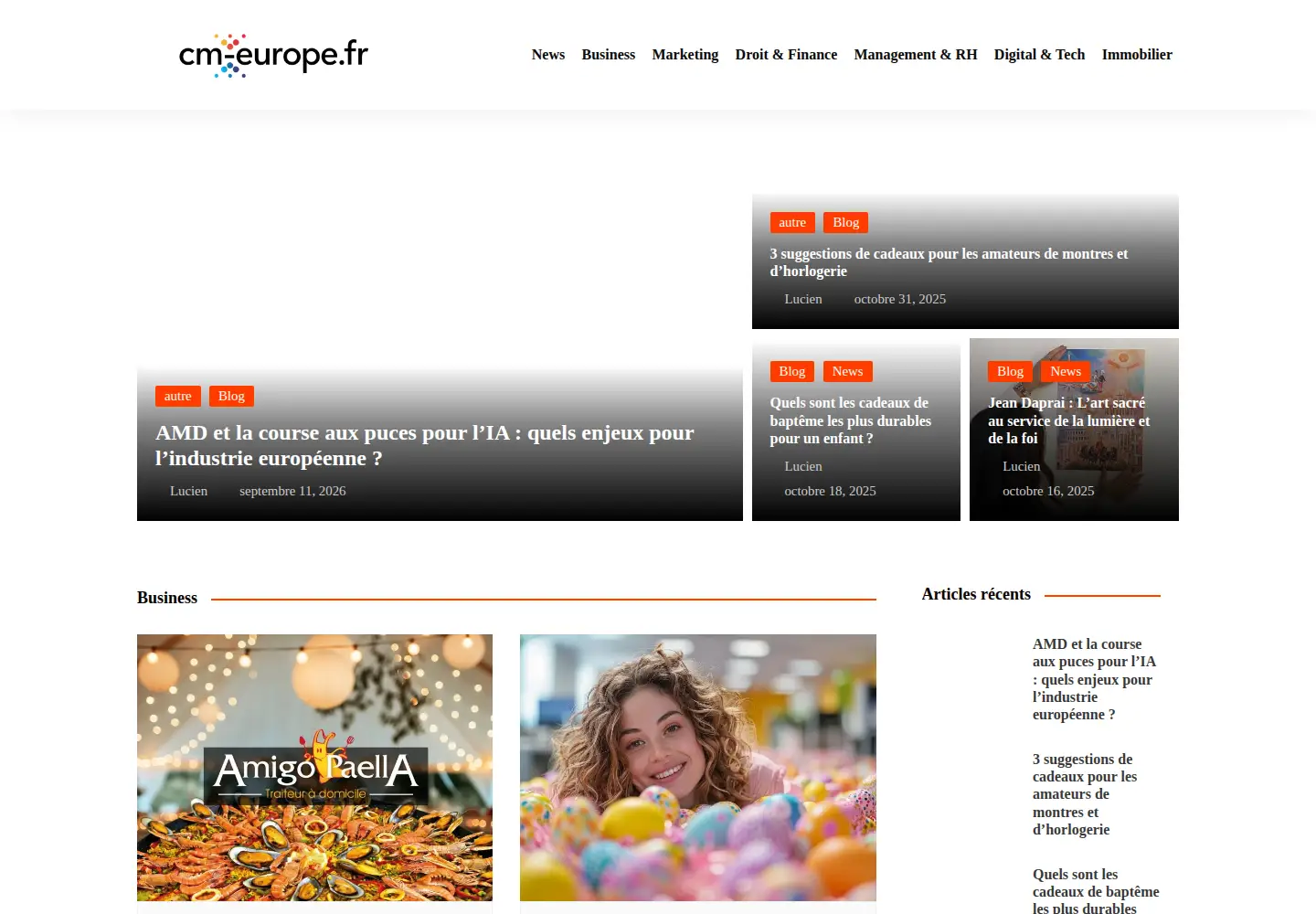 Screenshot of cm-europe.fr