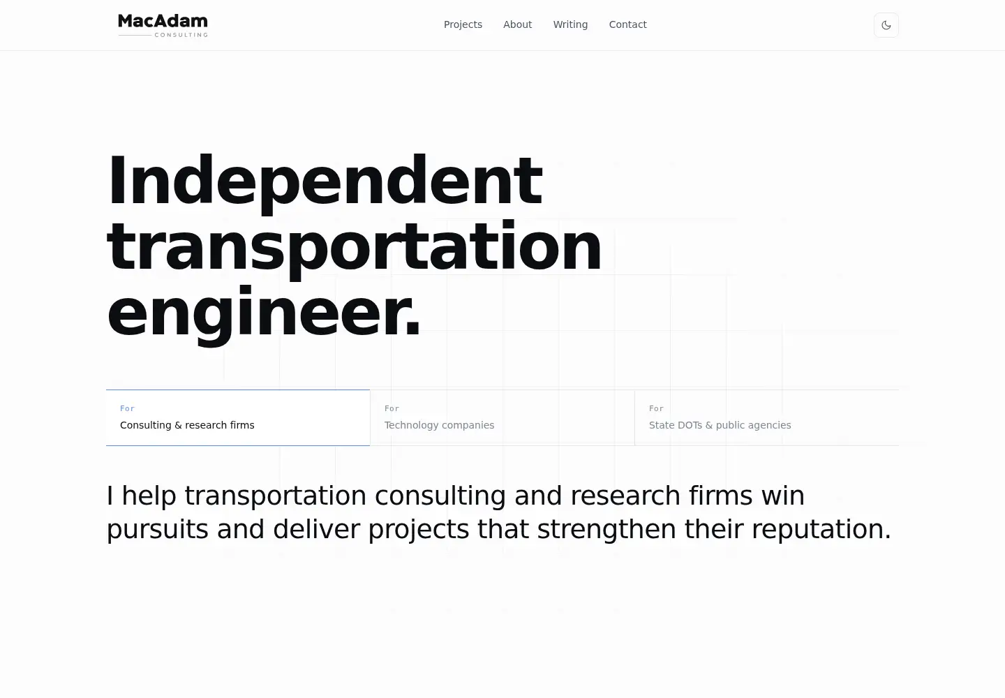 Screenshot of macfam.me