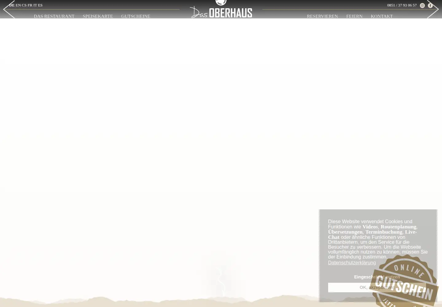 Screenshot of dasoberhaus.com