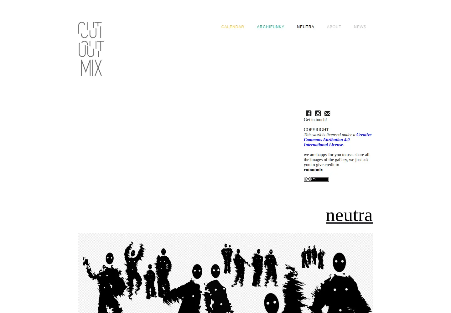Screenshot of cutoutmix.com
