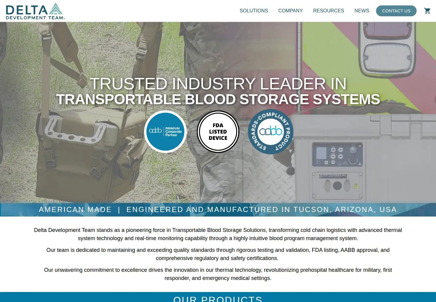 Screenshot of deltadevteam.com