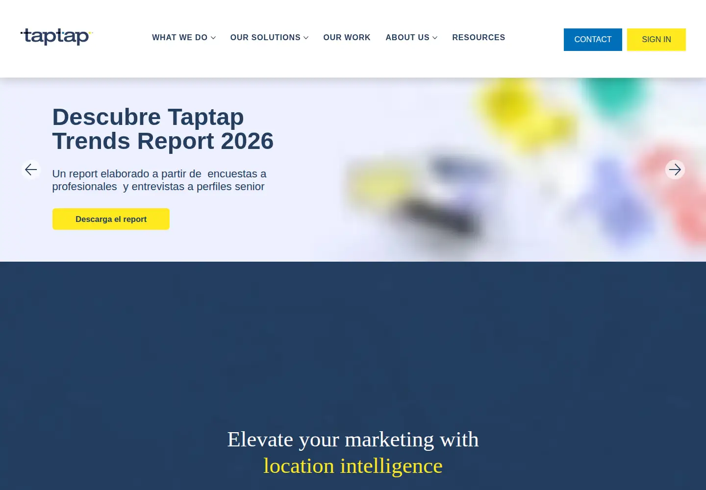 Screenshot of taptapdigital.com