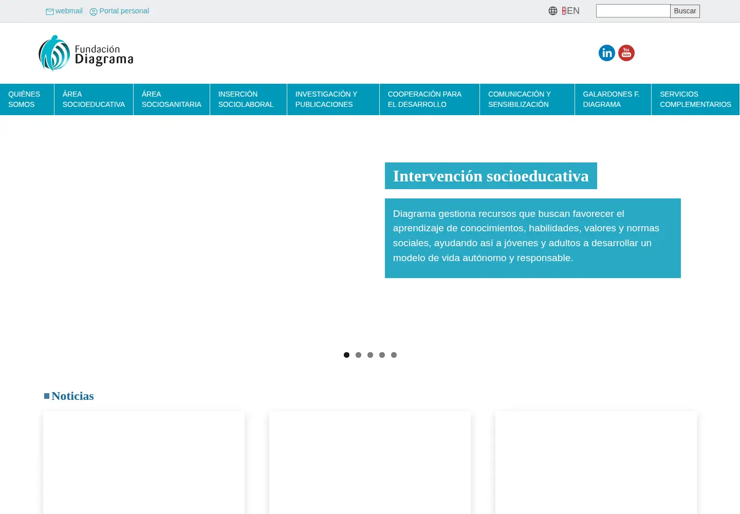 Screenshot of fundaciondiagrama.es