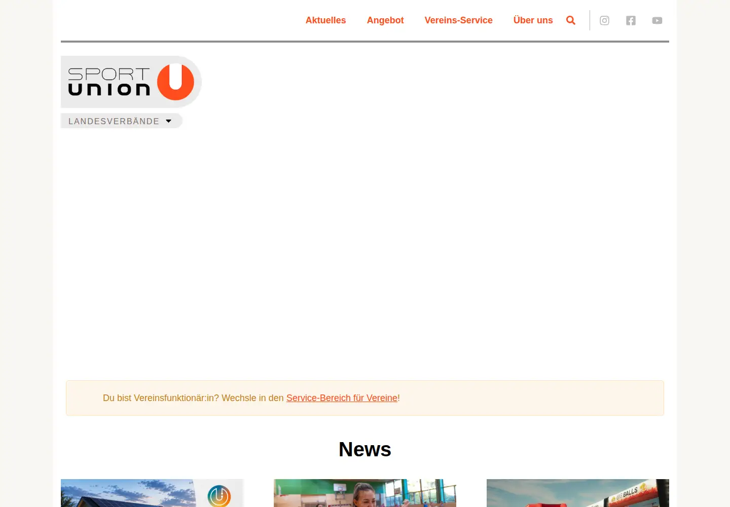 Screenshot of sportunion.at