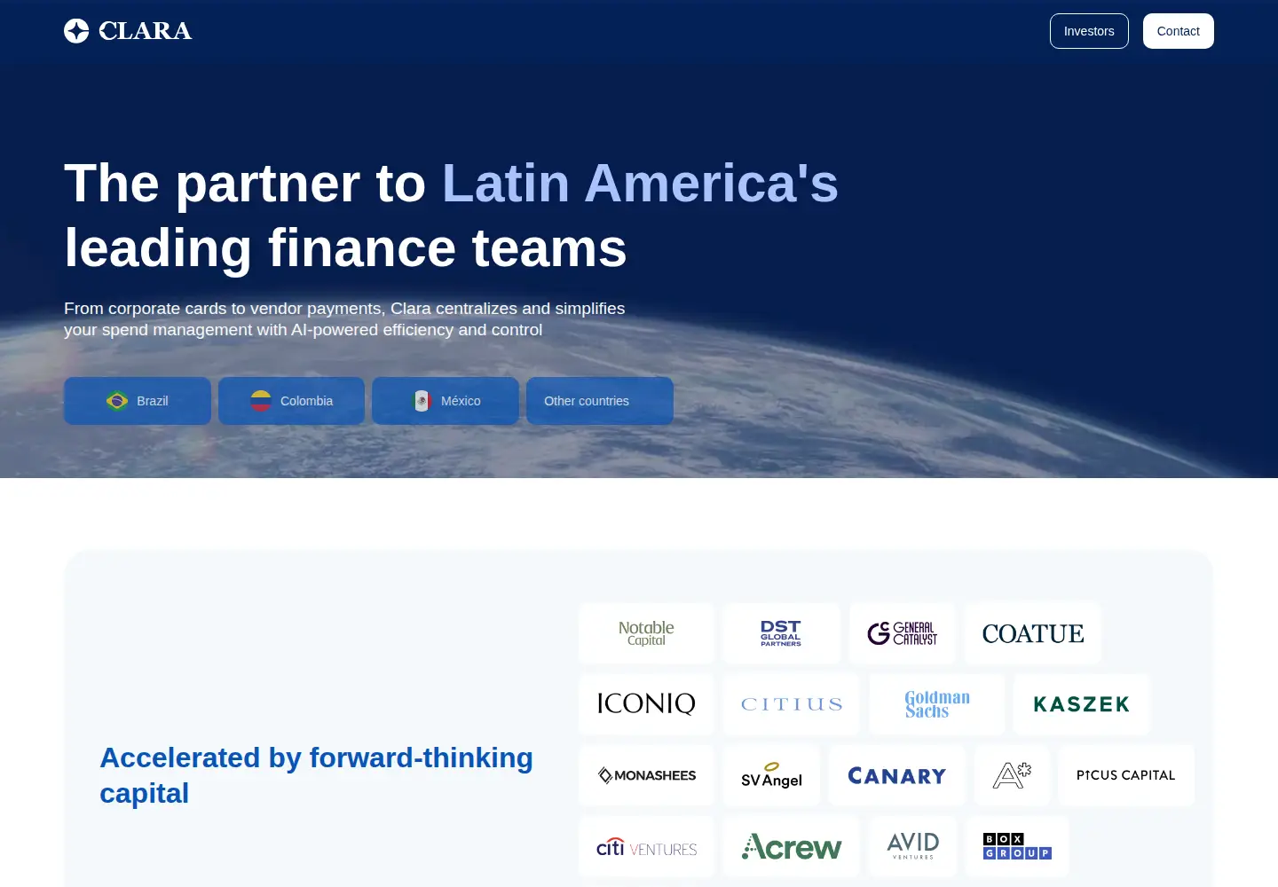 Screenshot of clara.com