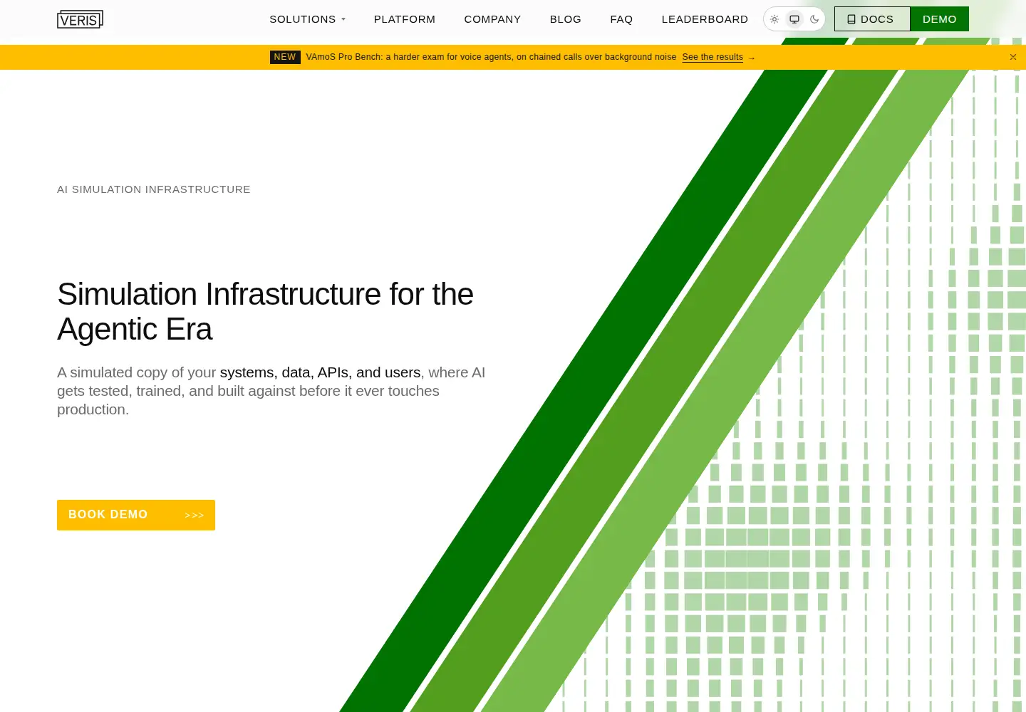 Screenshot of veris.ai