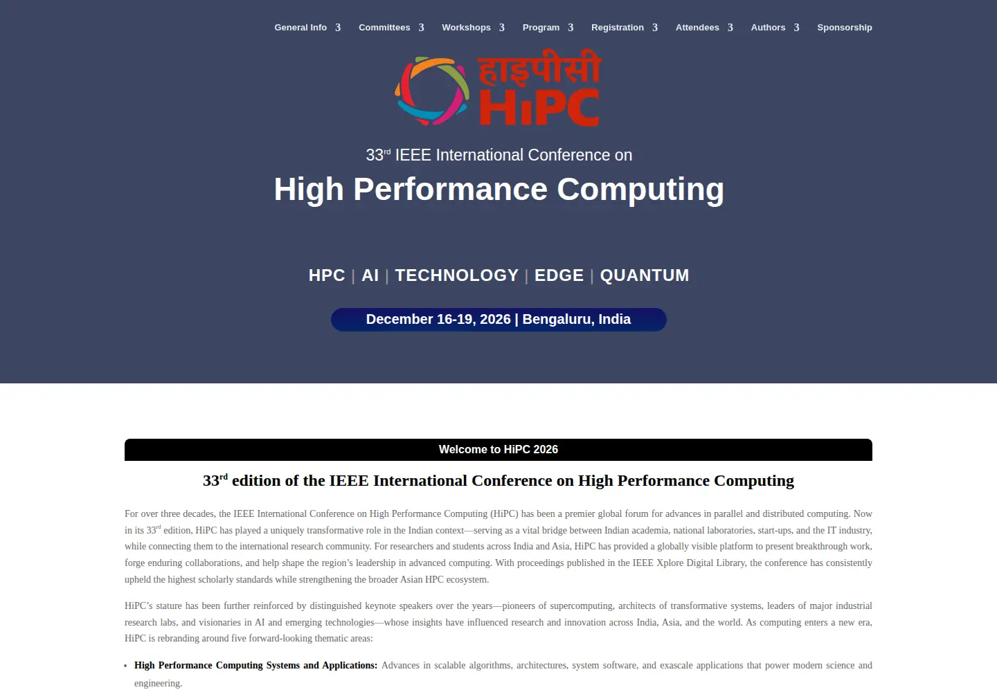 Screenshot of hipc.org
