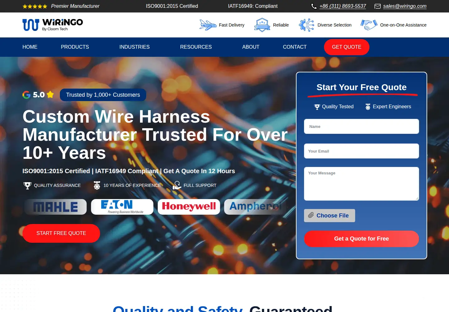 Screenshot of wiringo.com