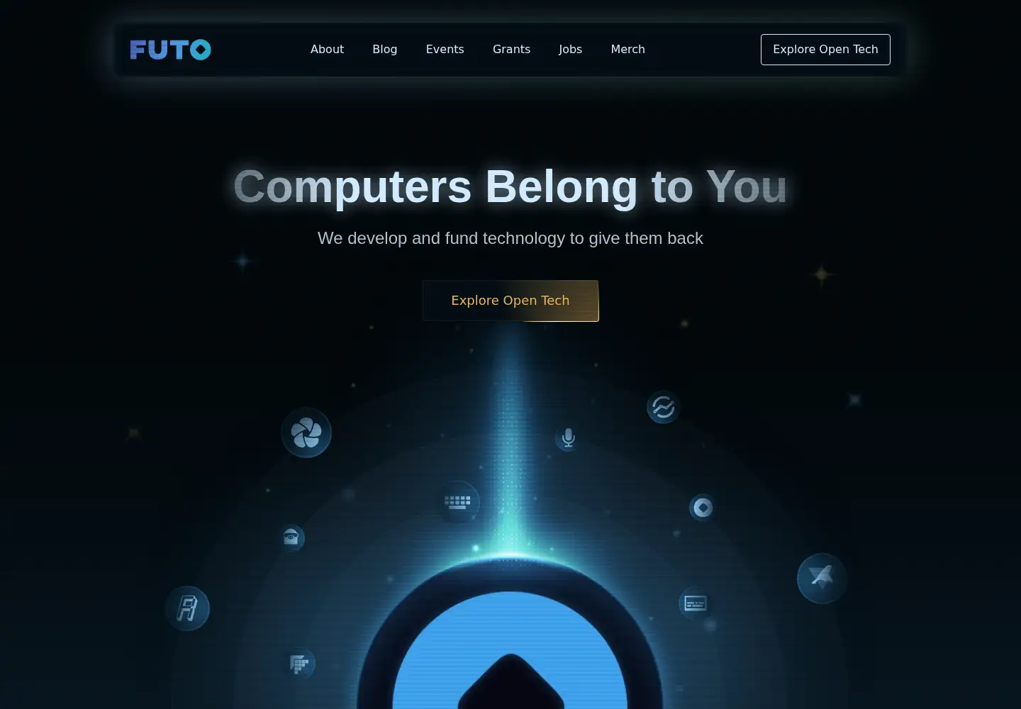 Screenshot of futo.tech