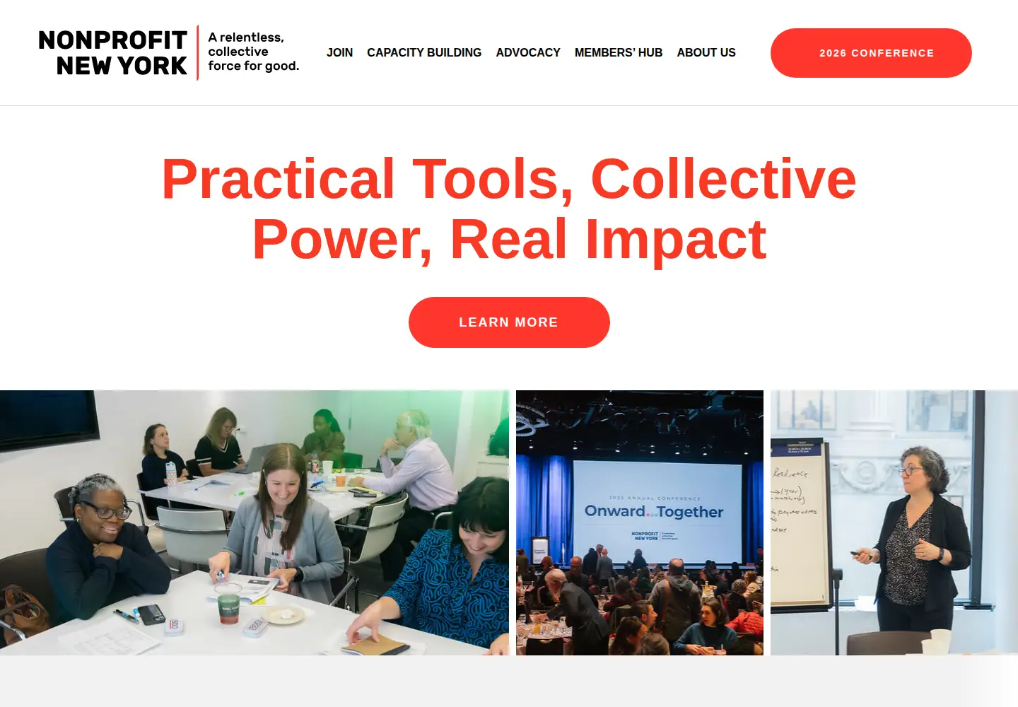 Screenshot of nonprofitnewyork.org