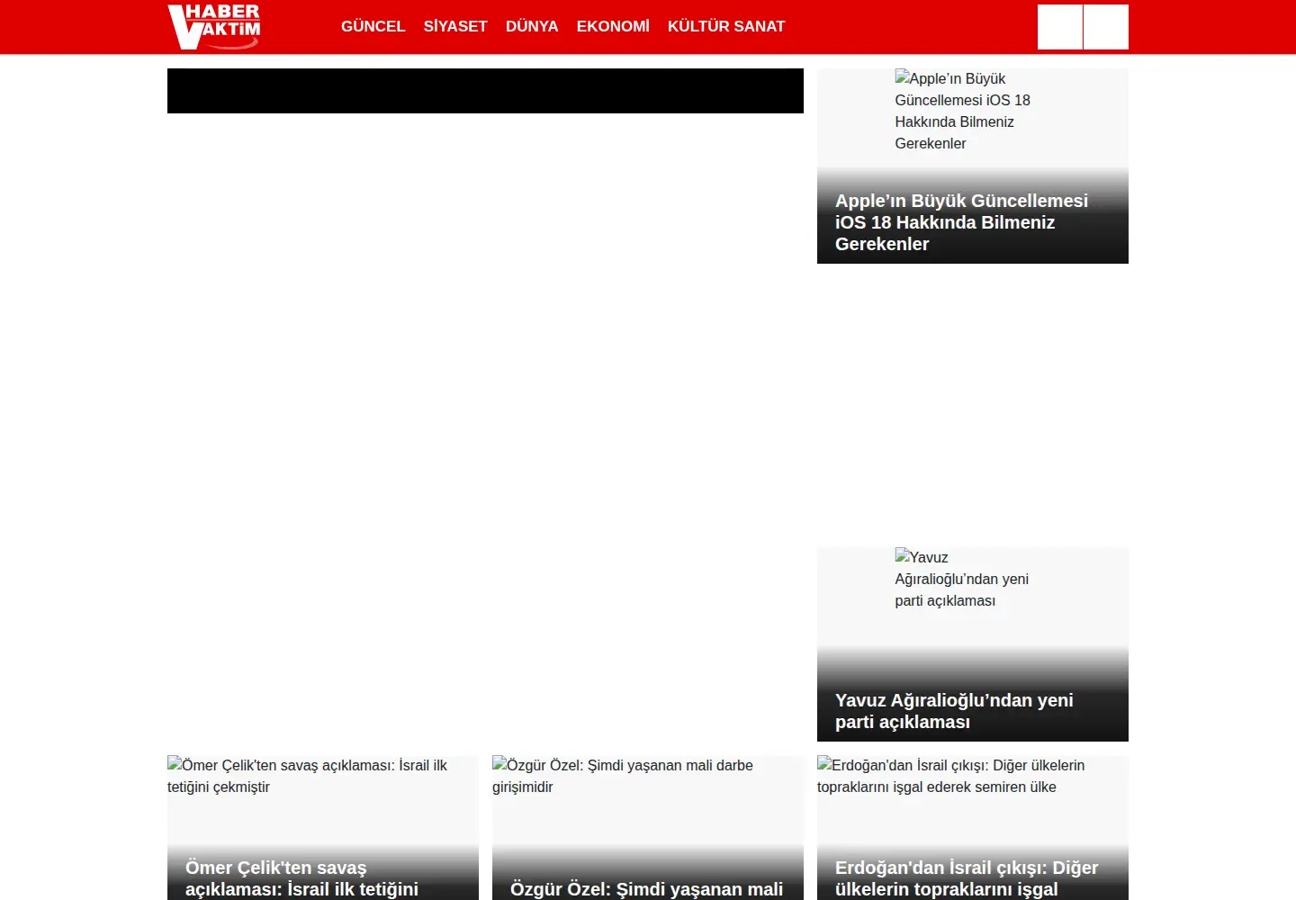 Screenshot of habervaktim.com
