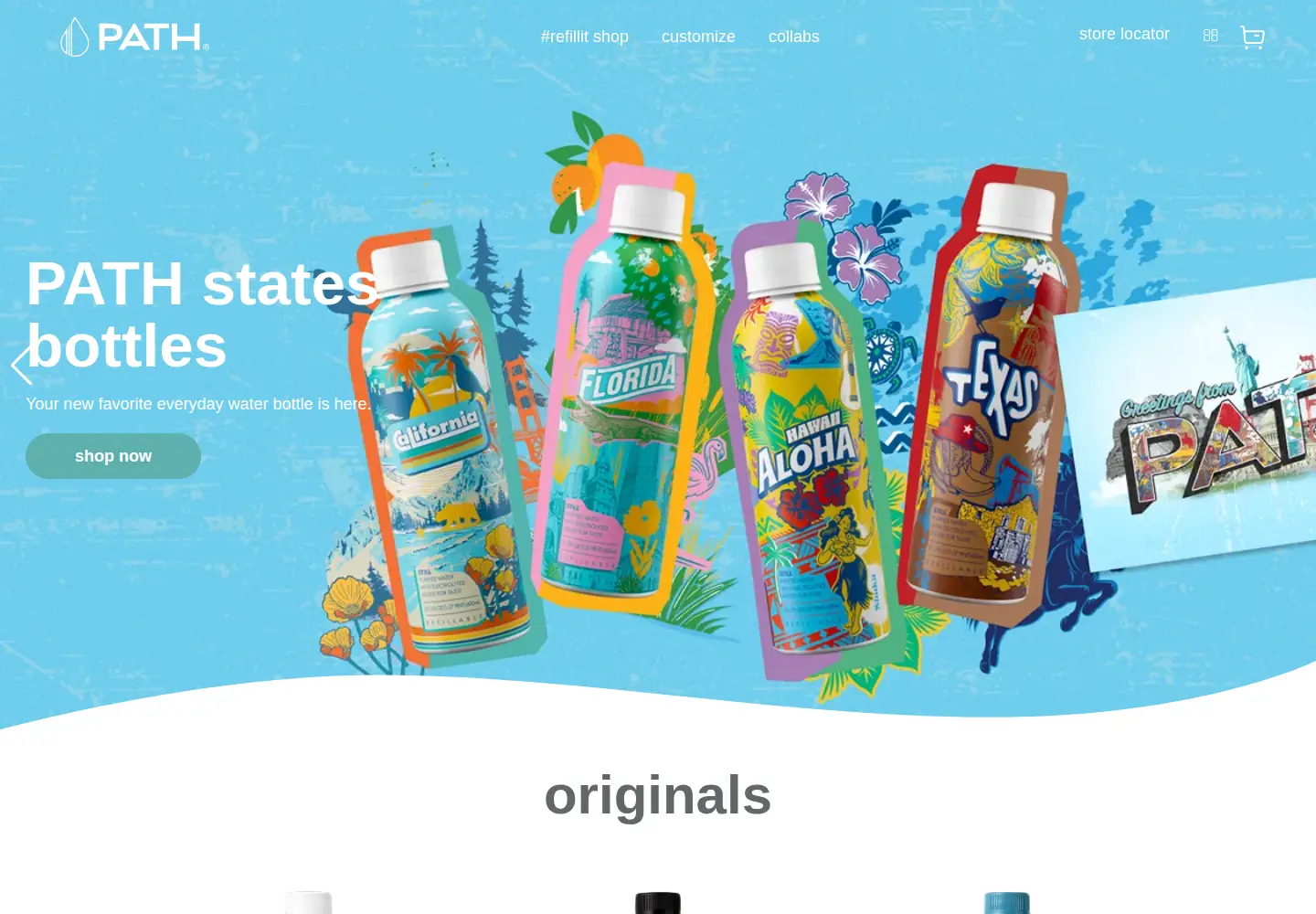 Screenshot of drinkpathwater.com