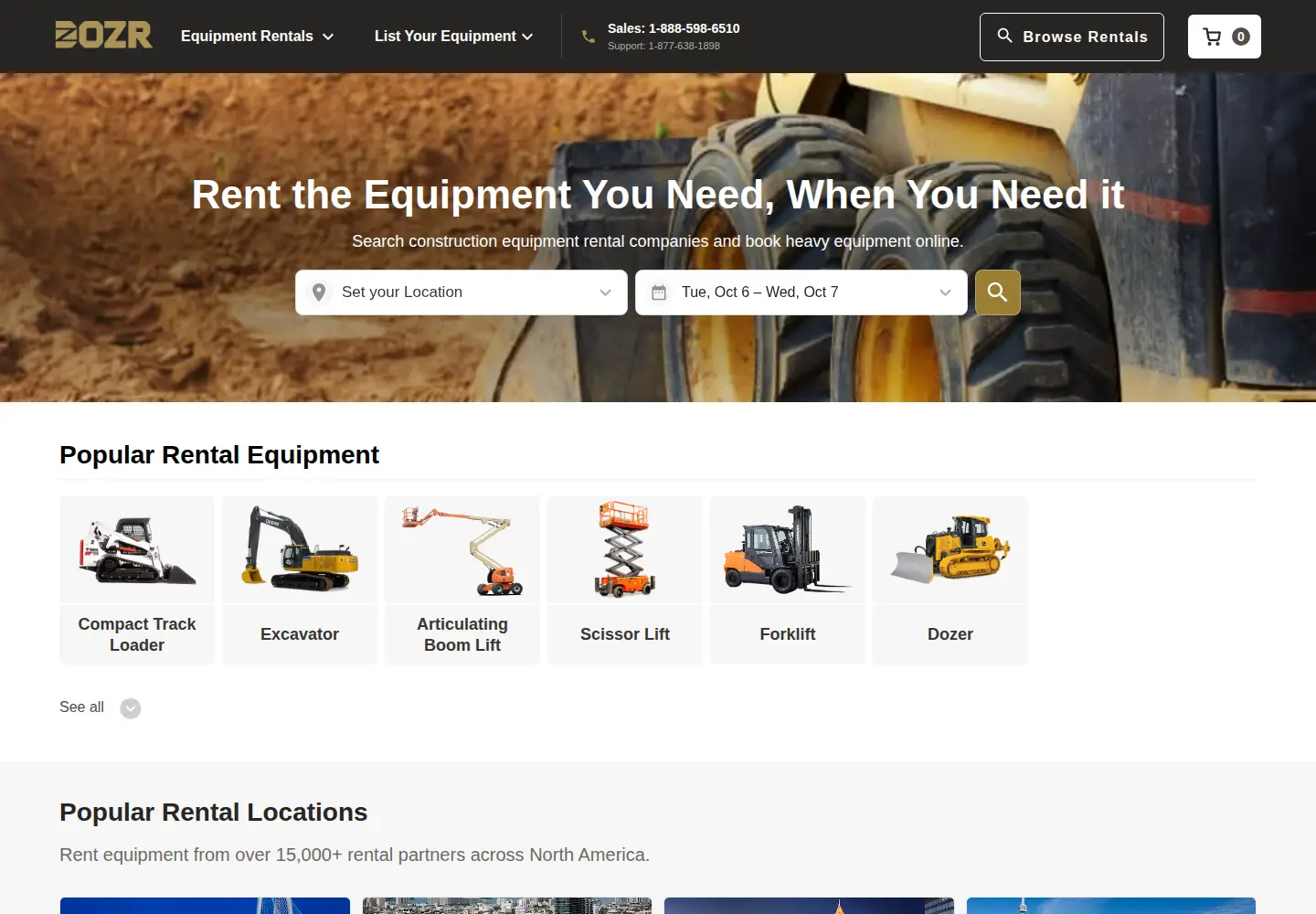 Screenshot of dozr.com