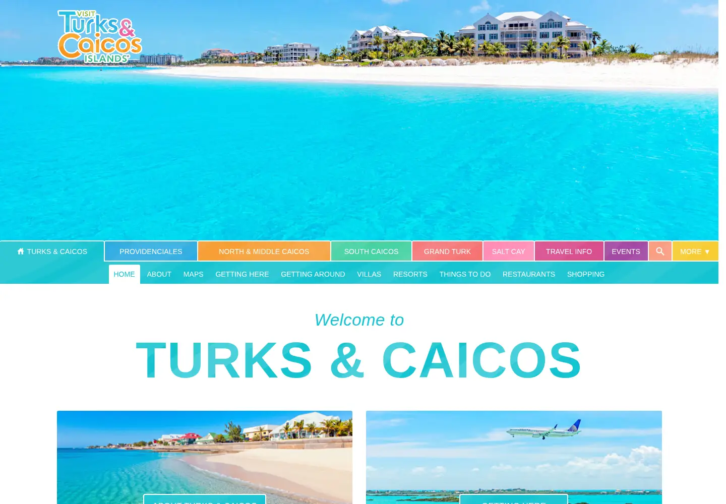 Screenshot of visittci.com