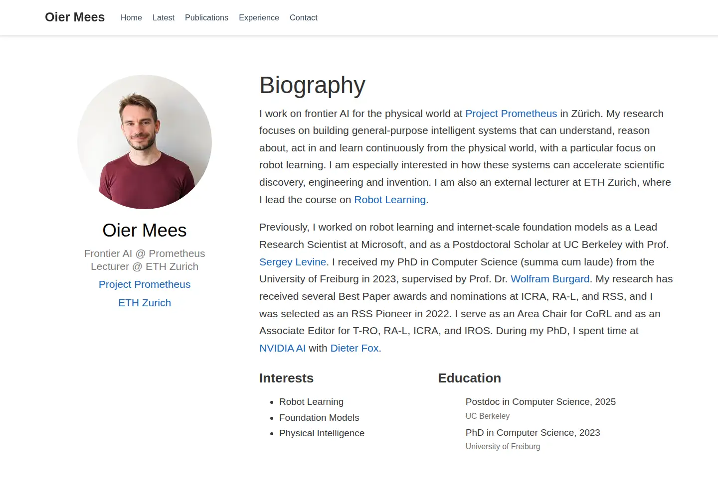 Screenshot of oiermees.com