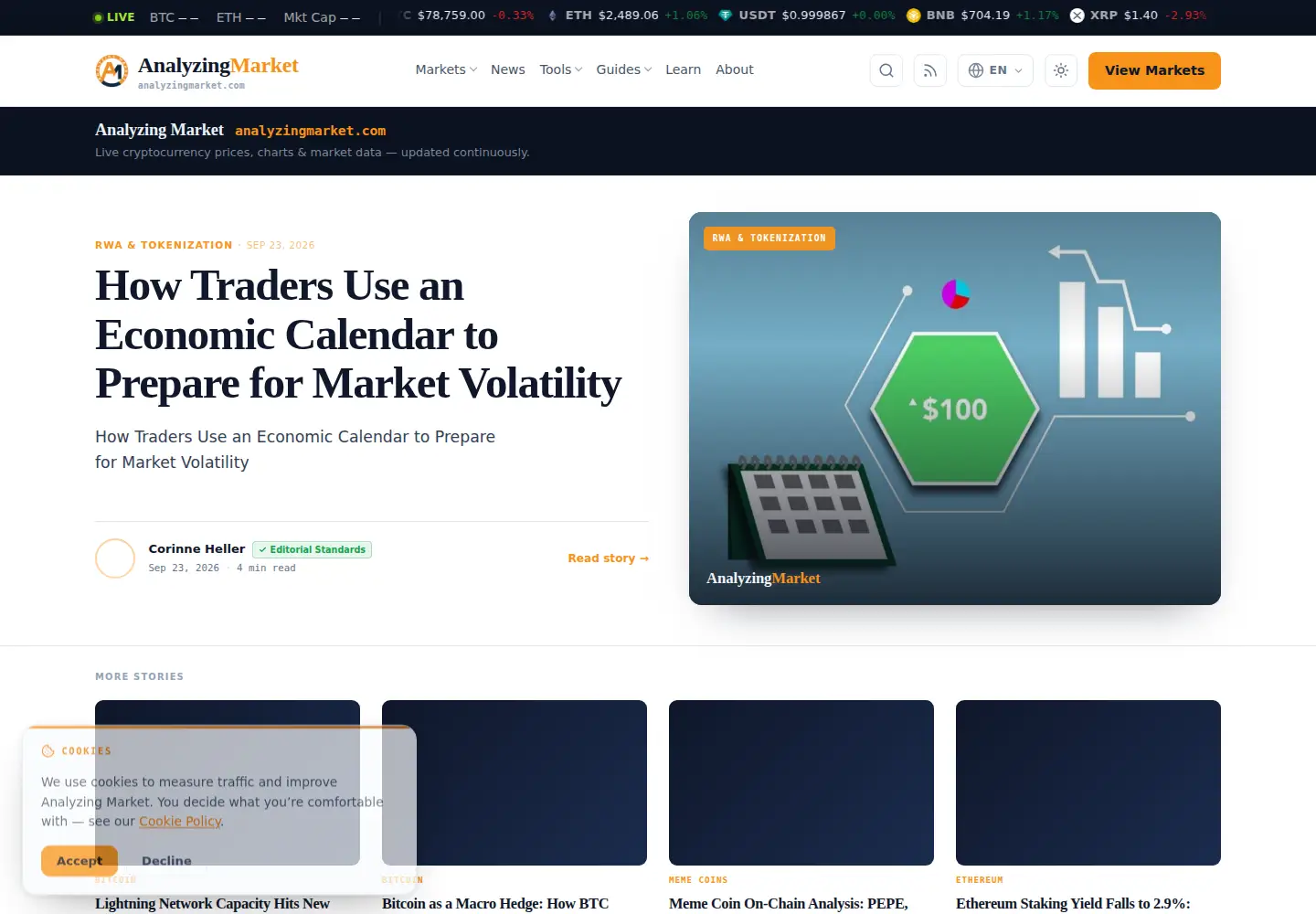Screenshot of analyzingmarket.com