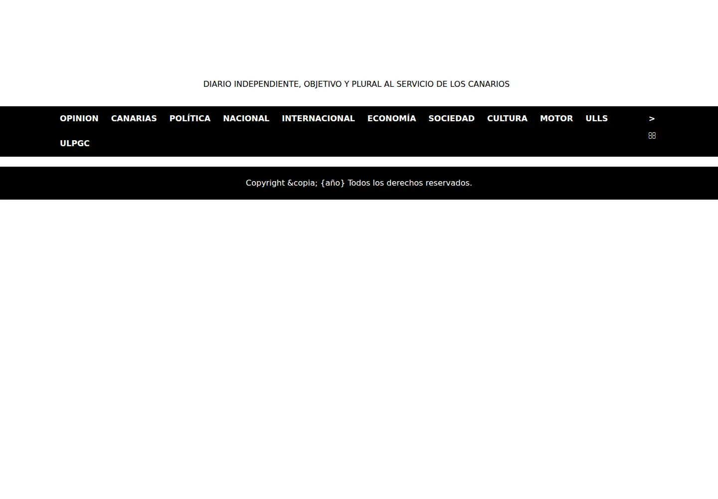 Screenshot of elperiodicodecanarias.es