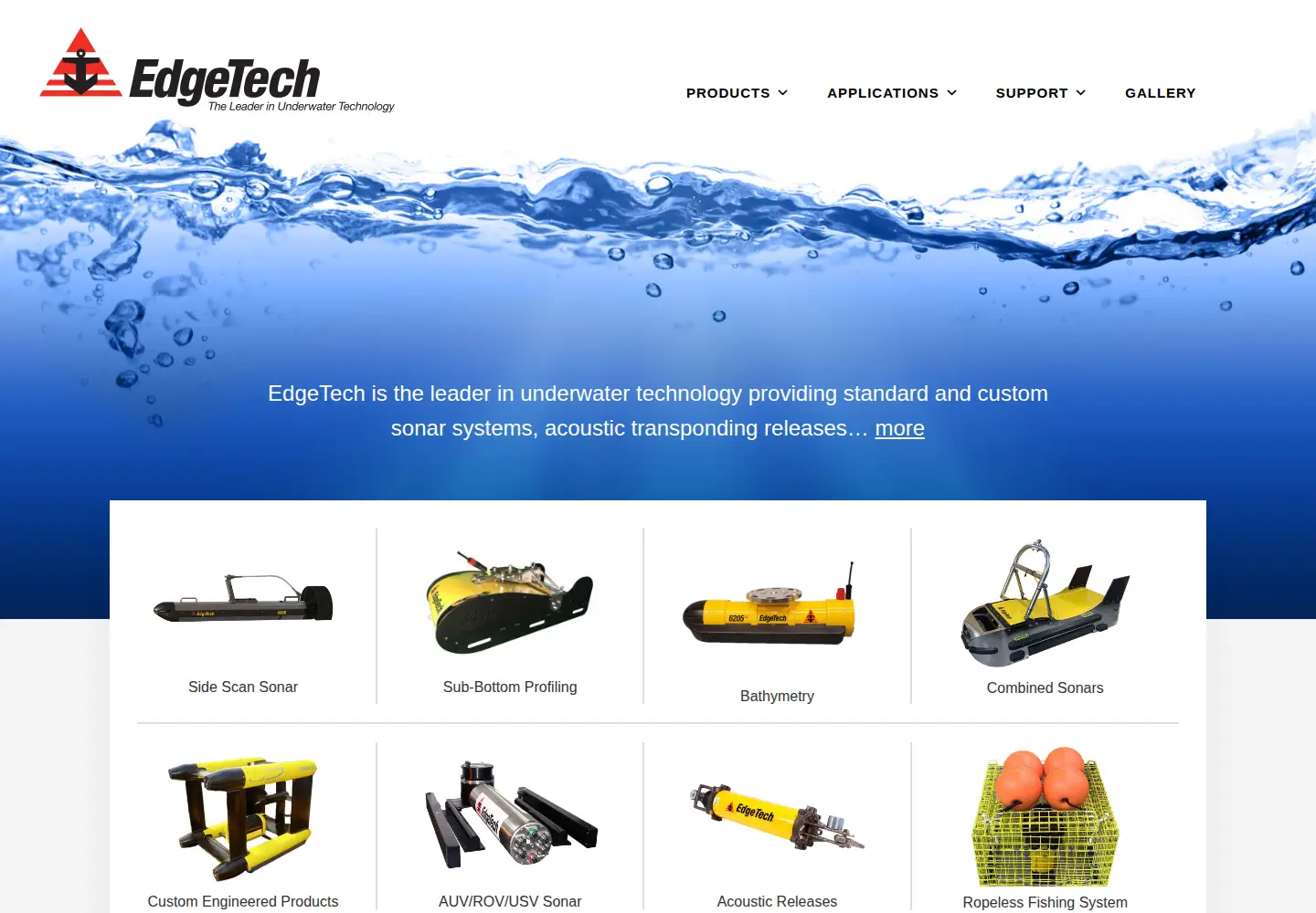 Screenshot of edgetech.com