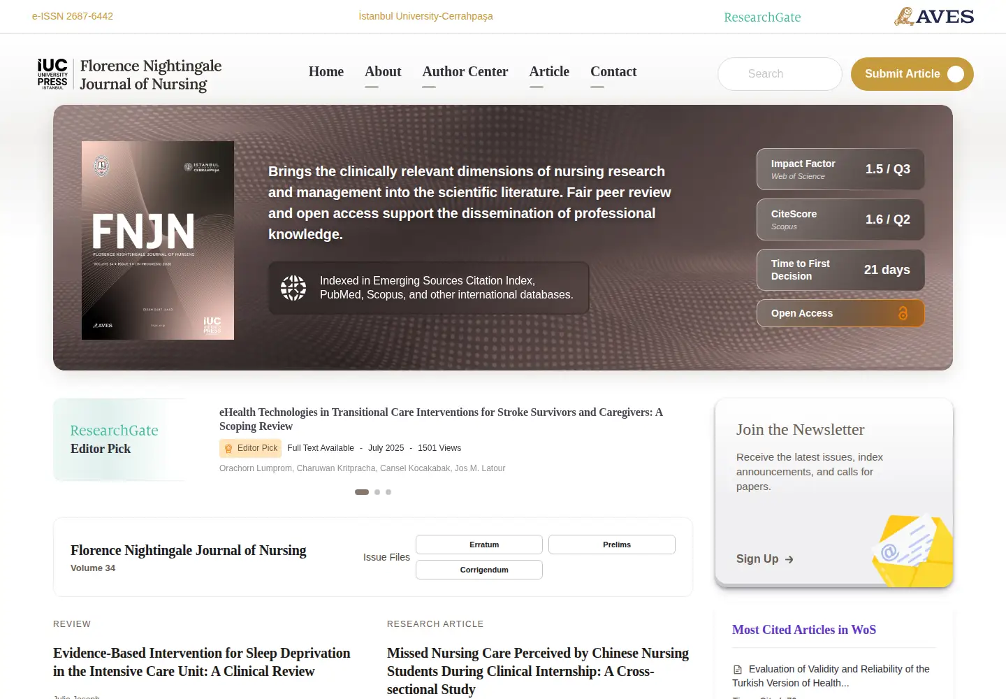 Captured homepage of fnjn.org in the current scan