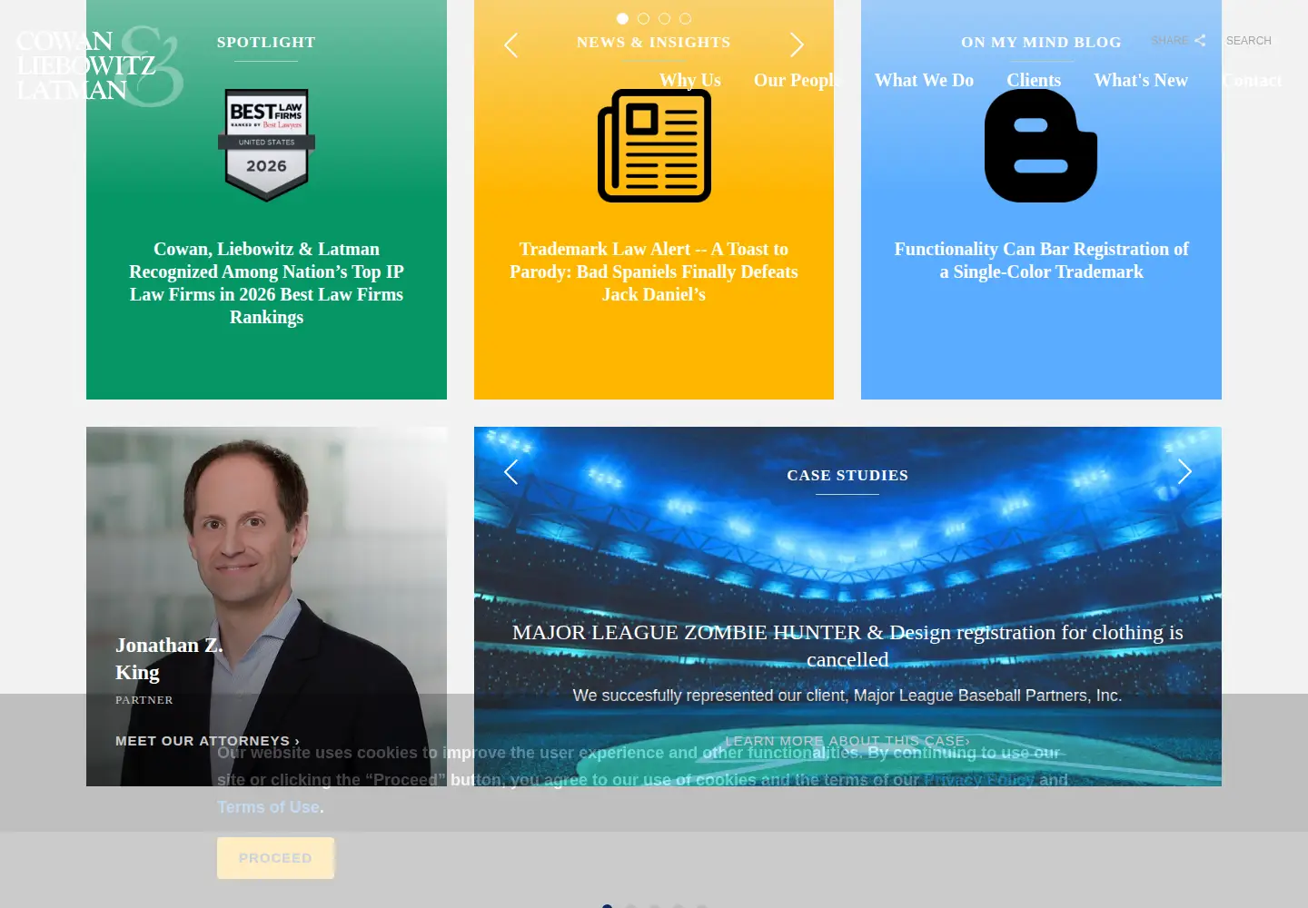 Screenshot of cll.com