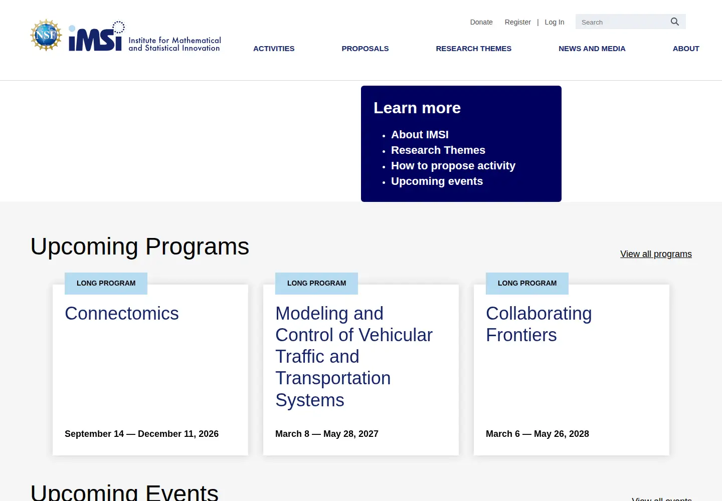 Screenshot of imsi.institute