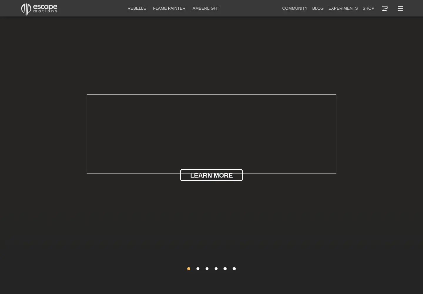 Screenshot of escapemotions.com