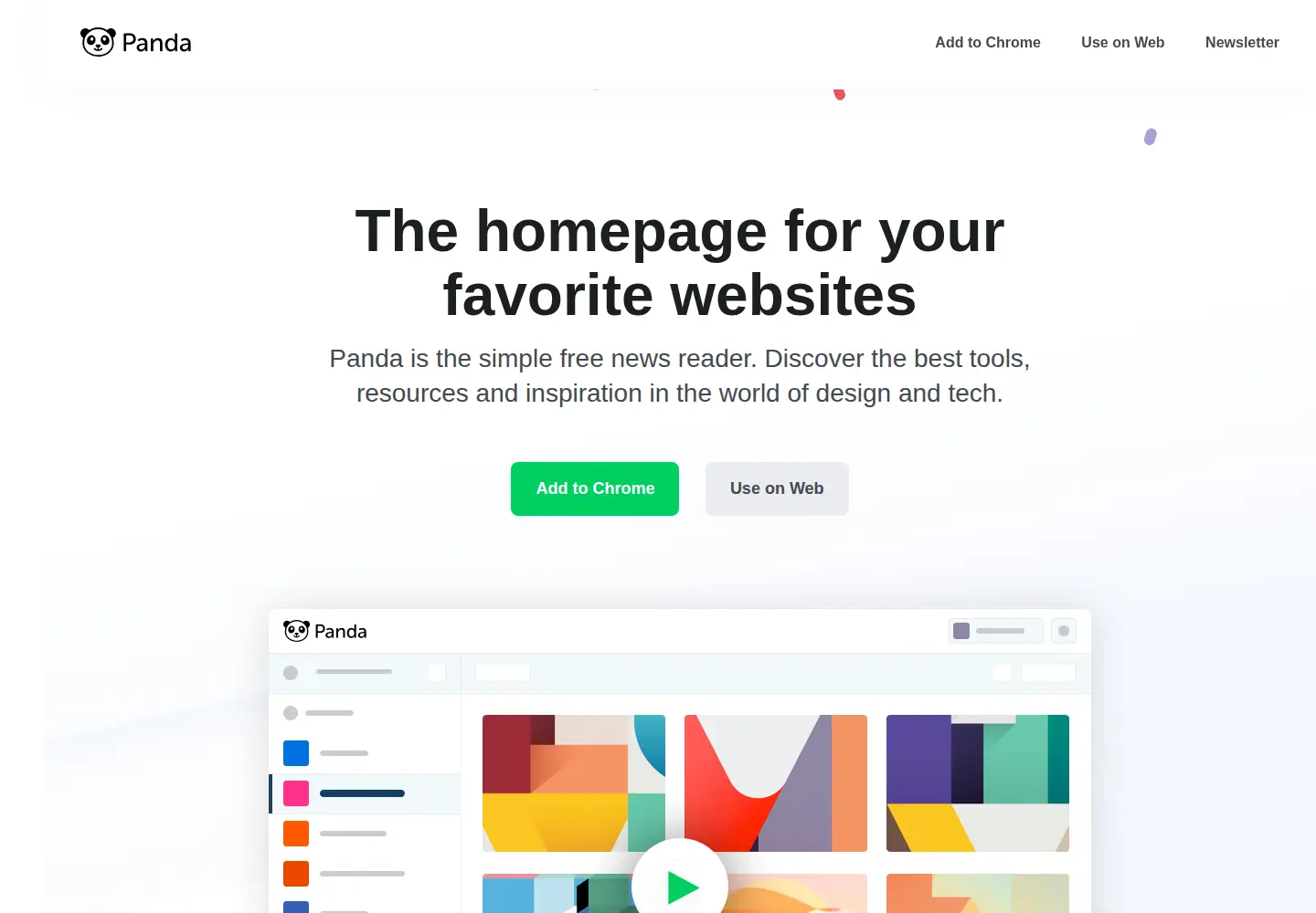 Screenshot of usepanda.com