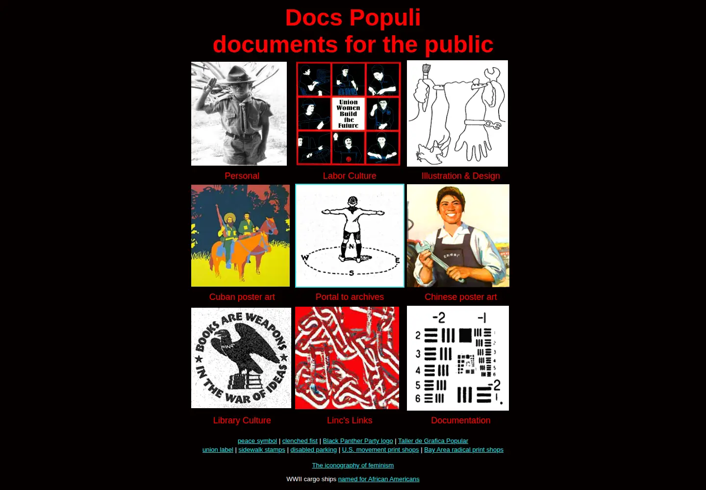 Screenshot of docspopuli.org