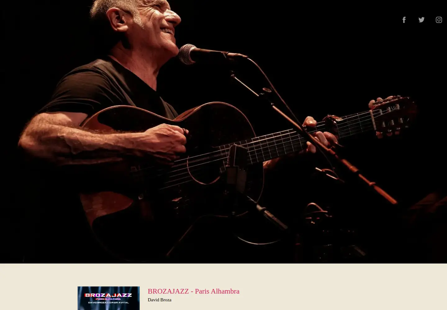 Screenshot of davidbroza.net
