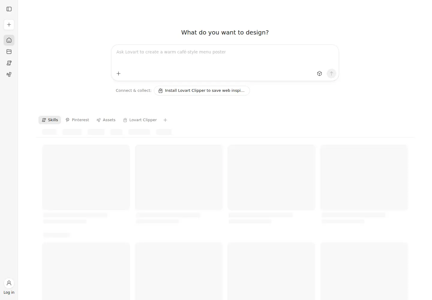 Screenshot of lovart.ai