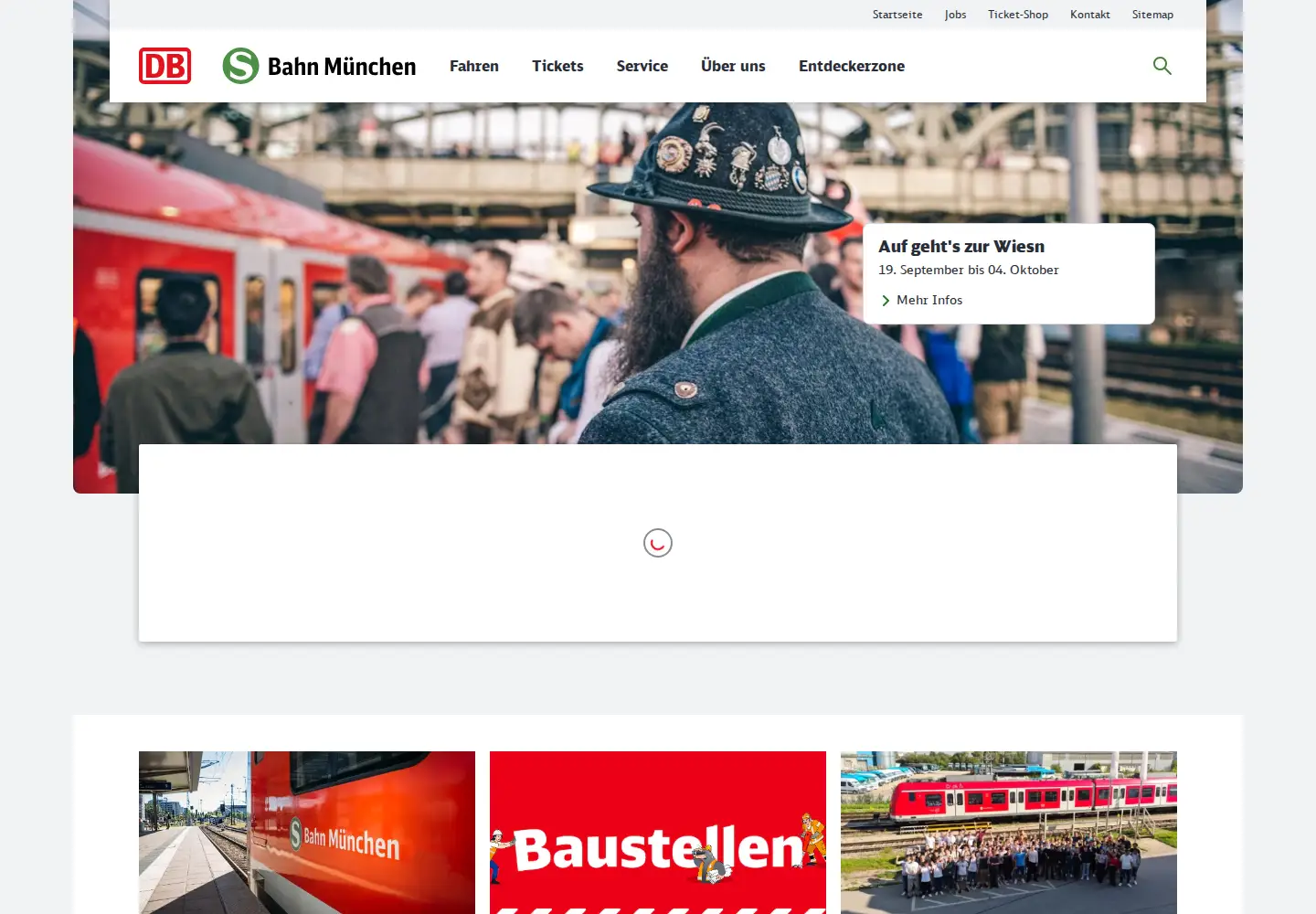 Screenshot of s-bahn-muenchen.de