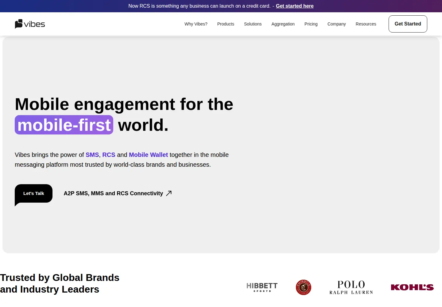 Screenshot of vibes.com
