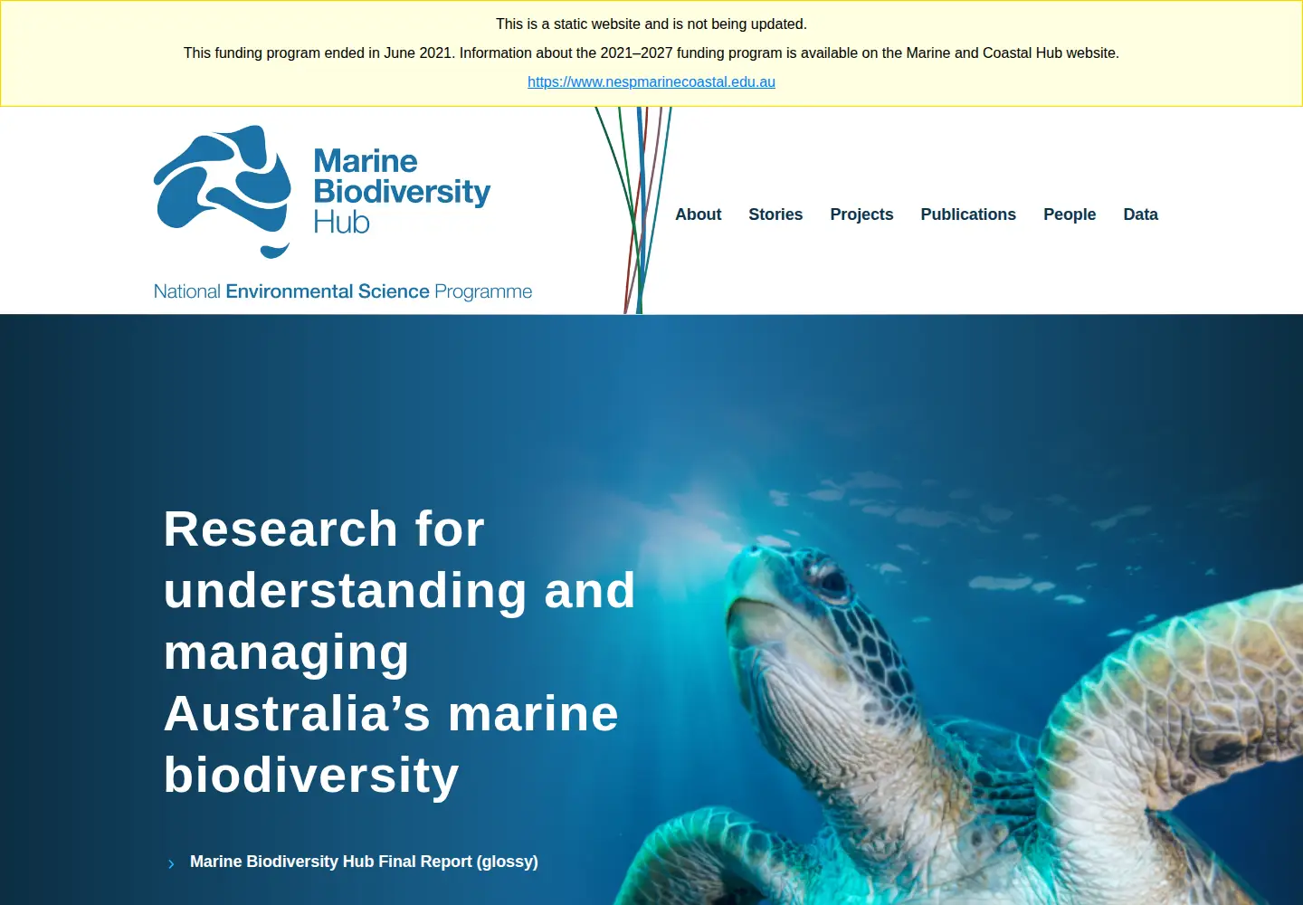 Screenshot of nespmarine.edu.au