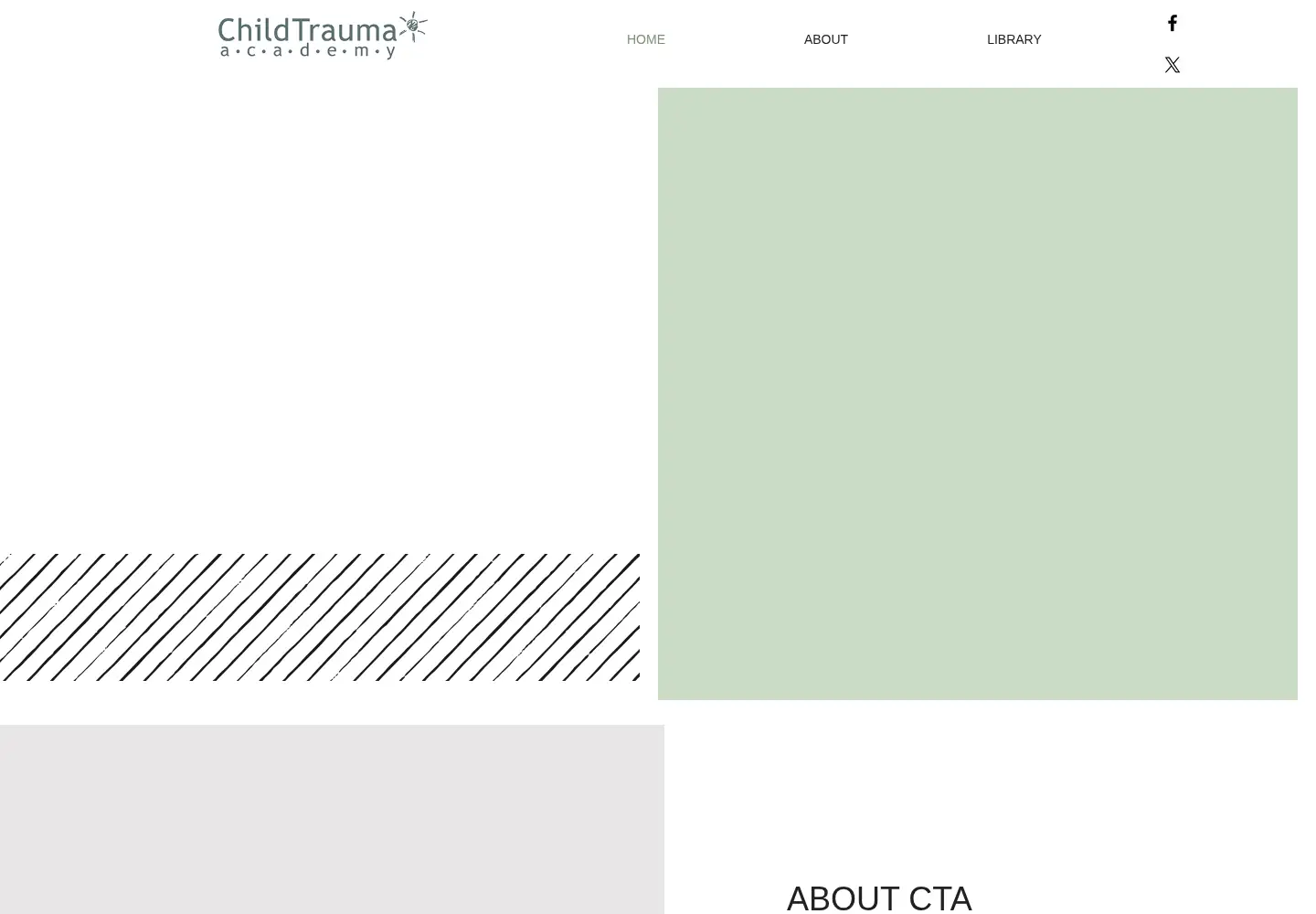 Screenshot of childtrauma.org