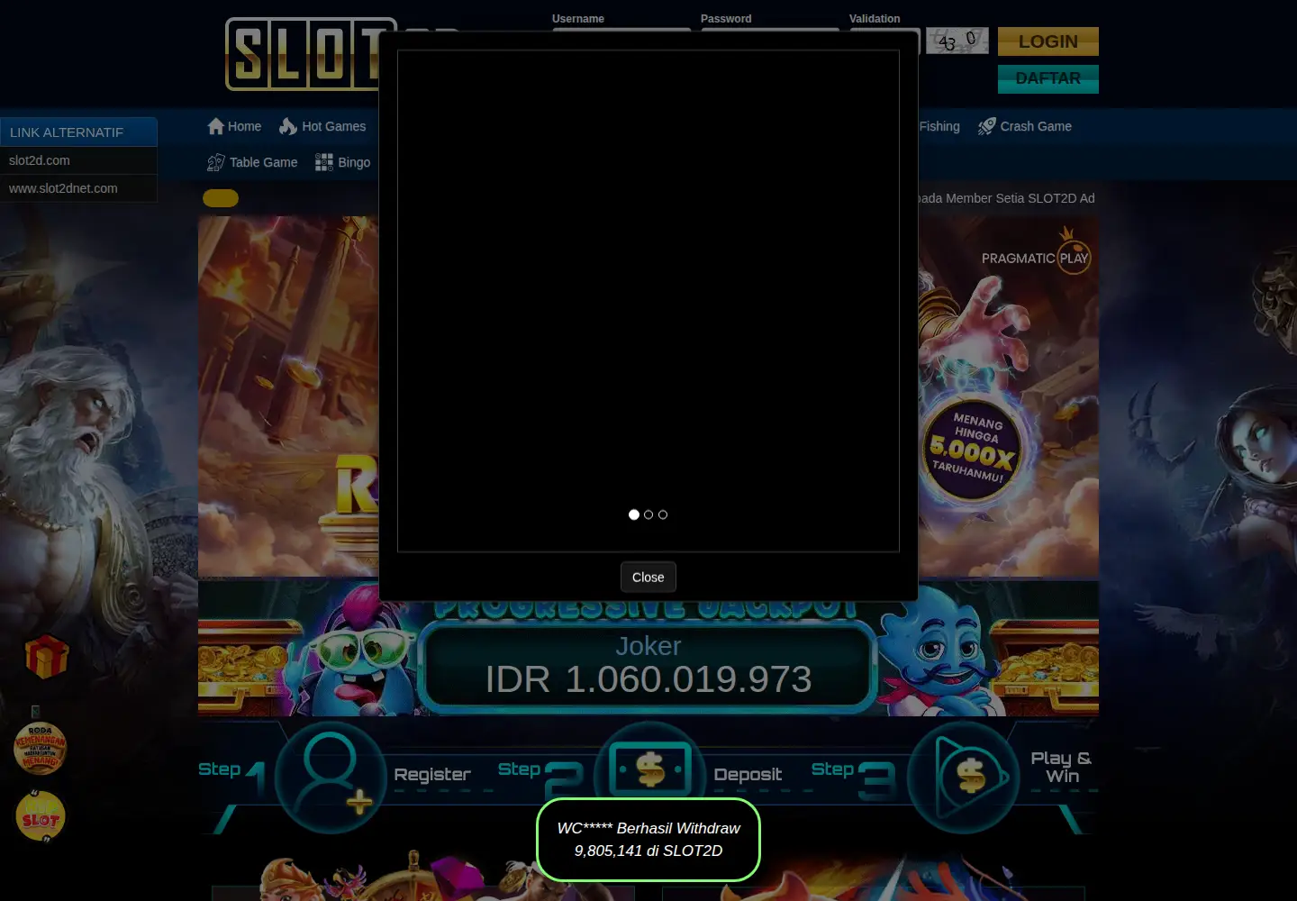 Screenshot of daisyonbroadway.com