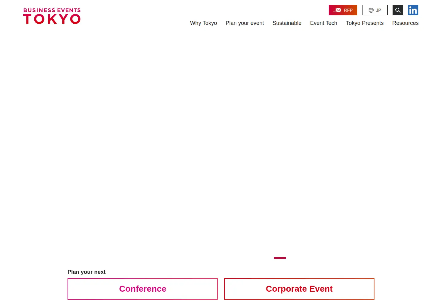 Screenshot of businesseventstokyo.org