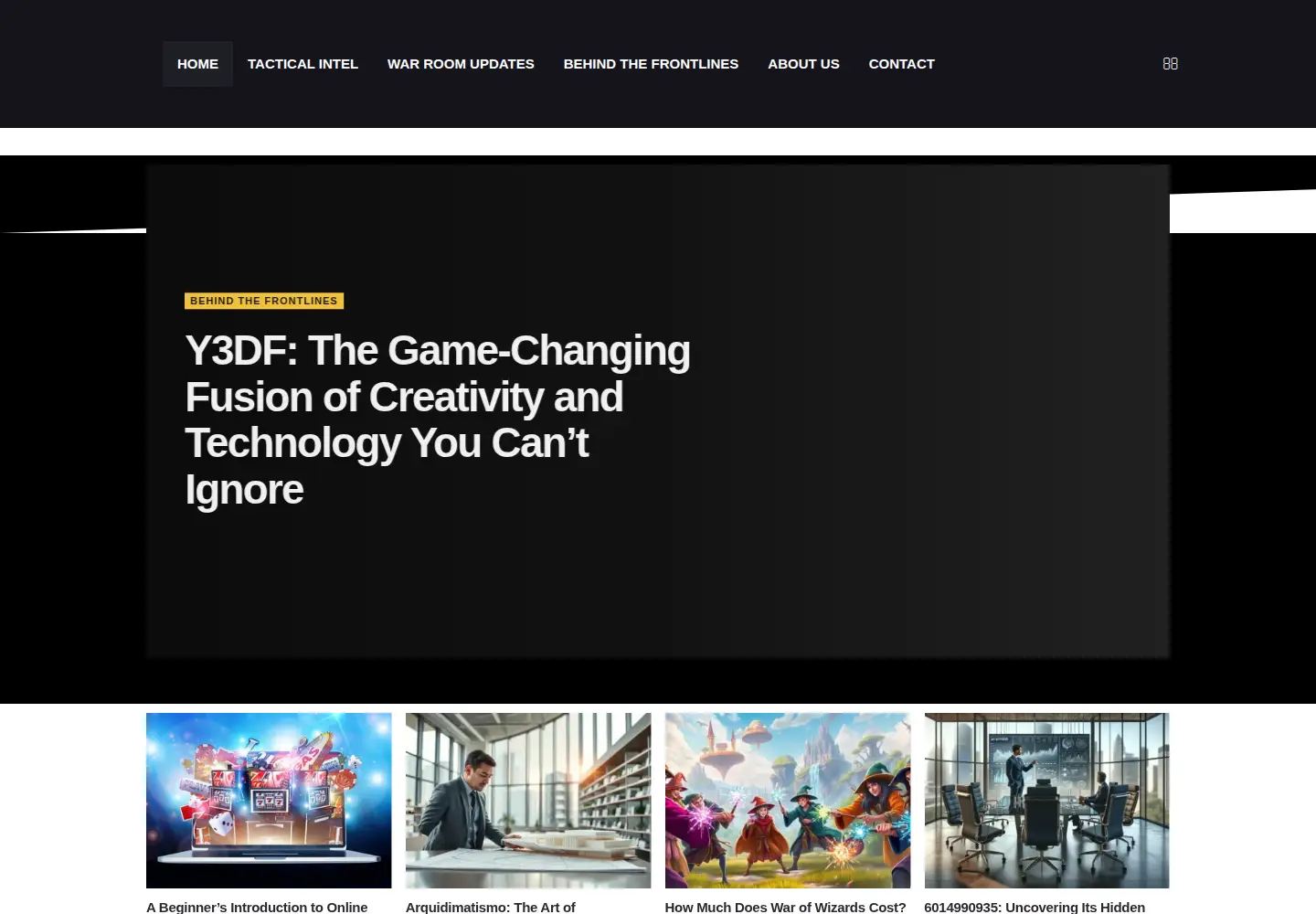 Screenshot of costofwar.com