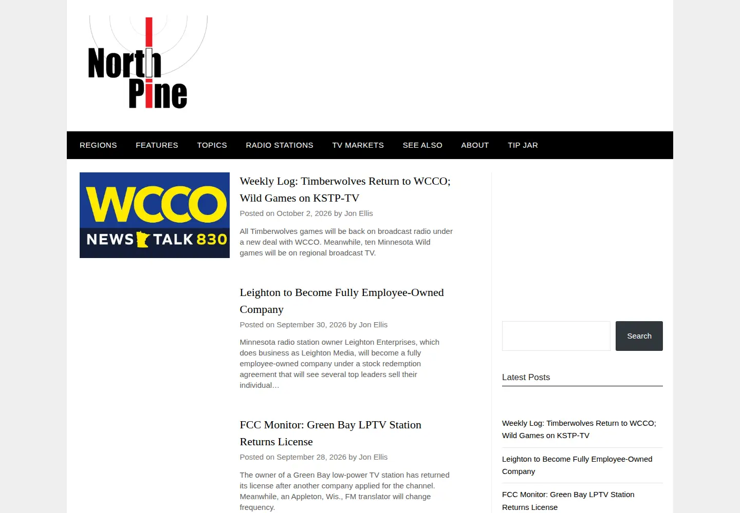 Screenshot of northpine.com
