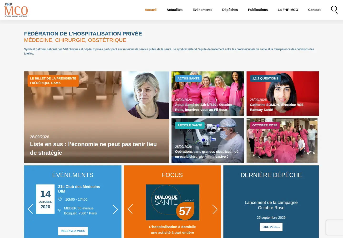 Screenshot of fhpmco.fr