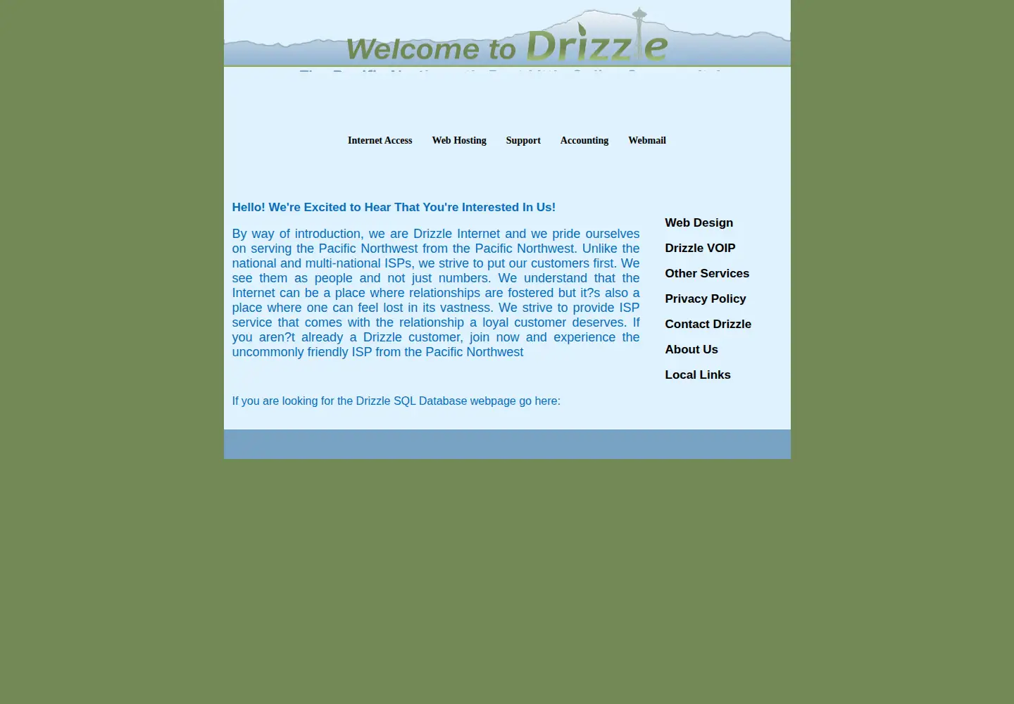 Screenshot of drizzle.com