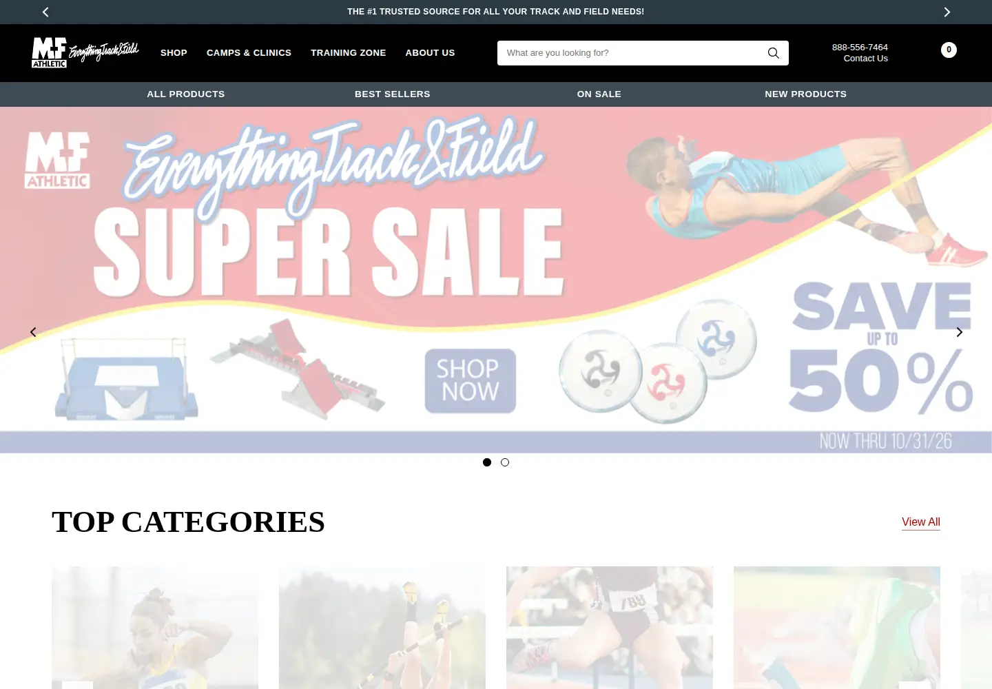 Screenshot of everythingtrackandfield.com