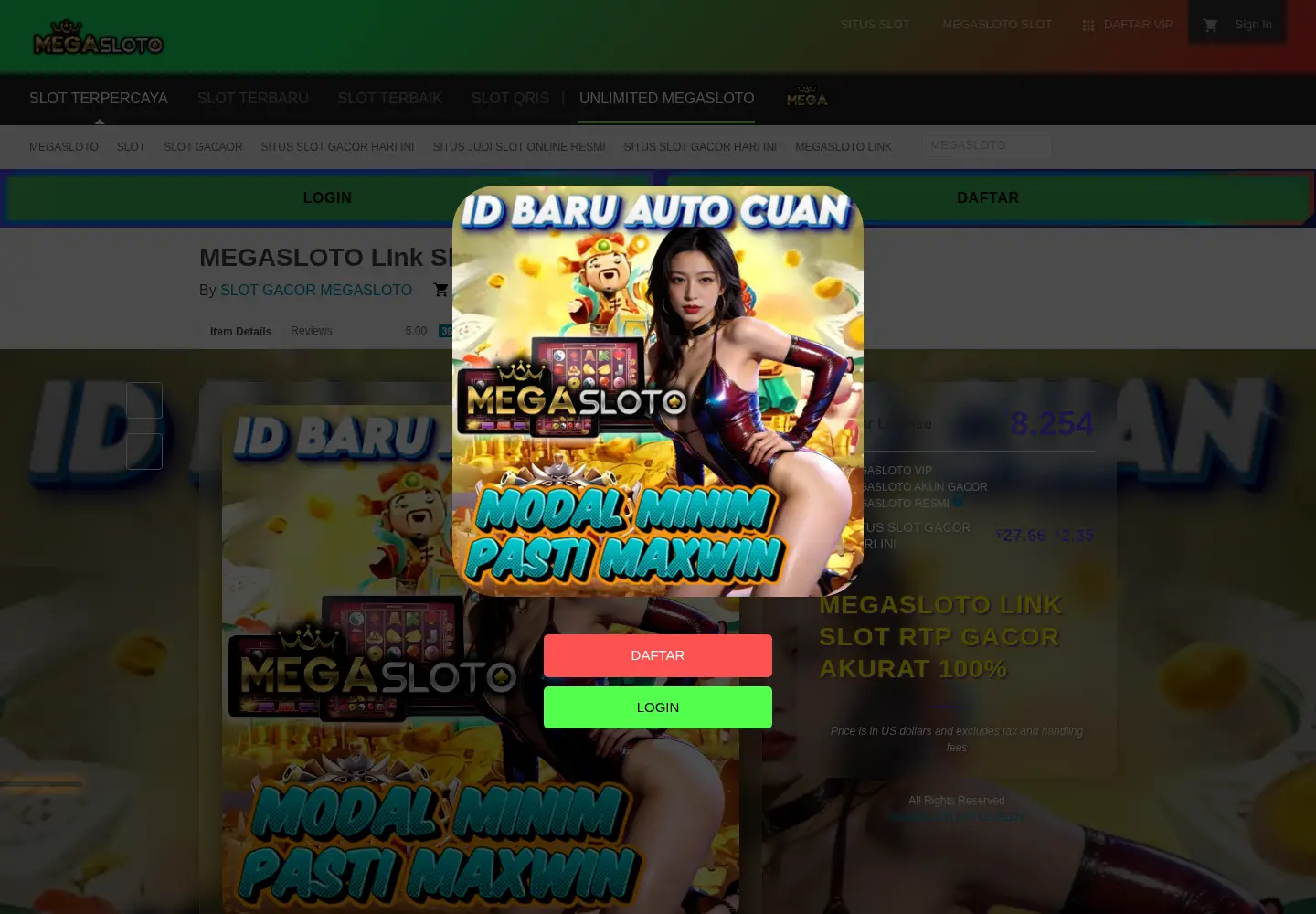 Screenshot of cetus-links.org
