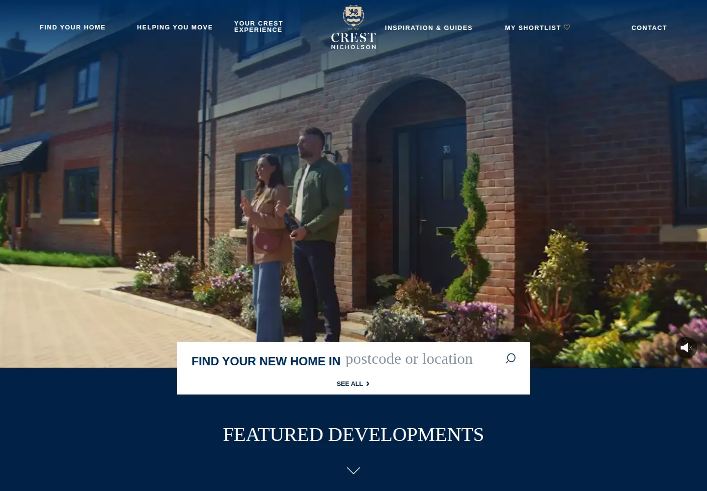 Screenshot of crestnicholson.com