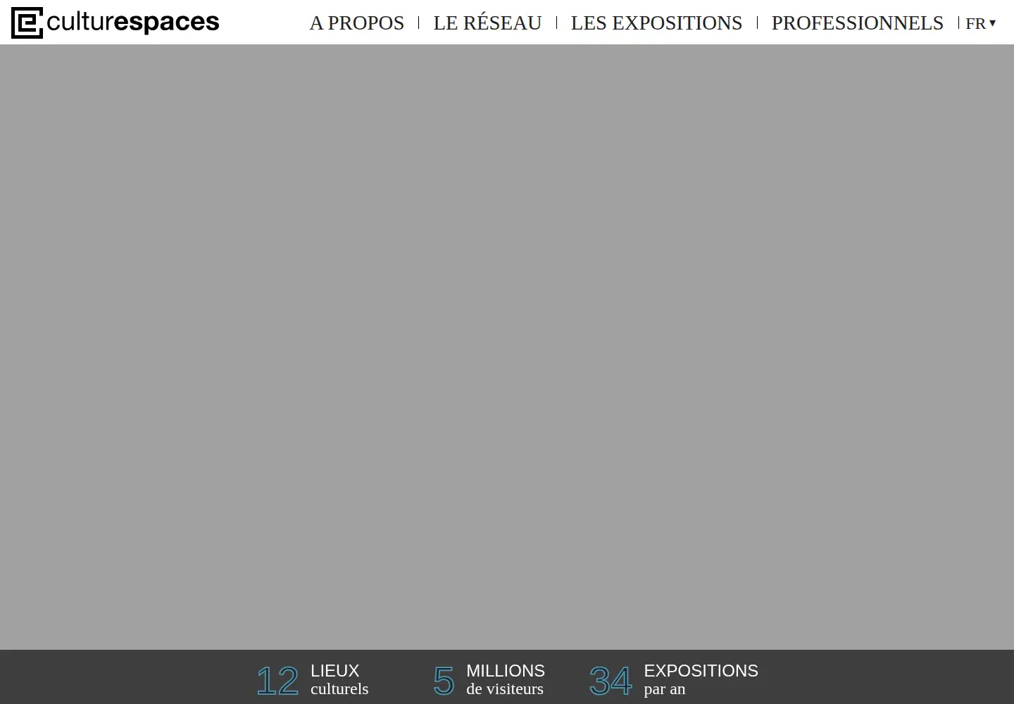 Screenshot of culturespaces.com