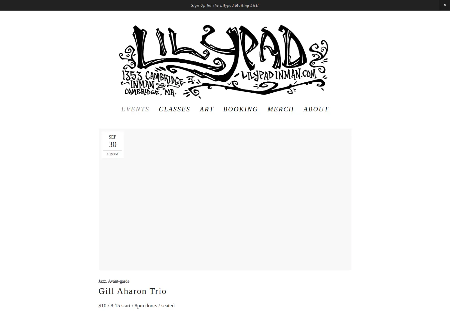 Screenshot of lilypadinman.com