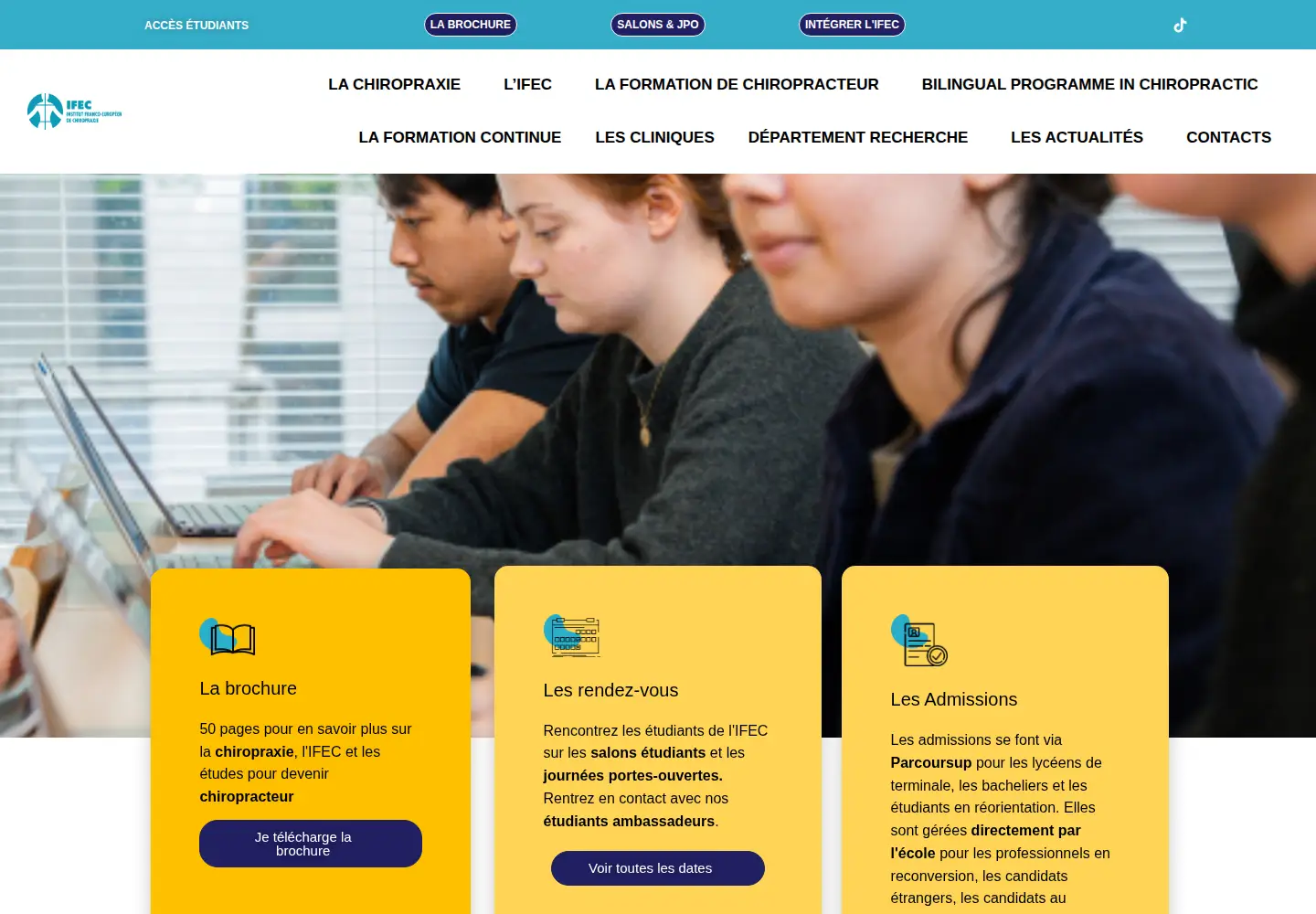Screenshot of ifec.net