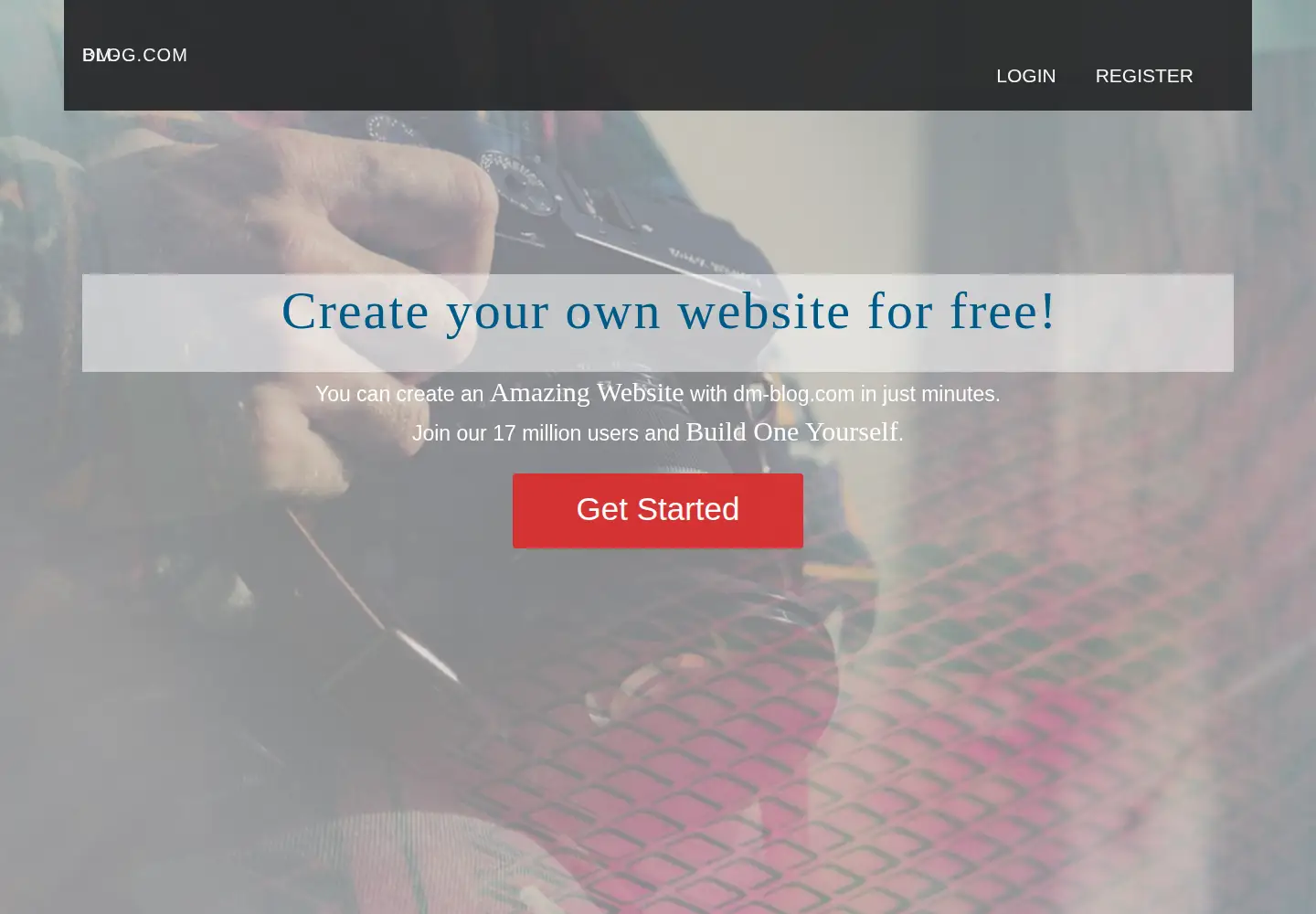 Screenshot of dm-blog.com