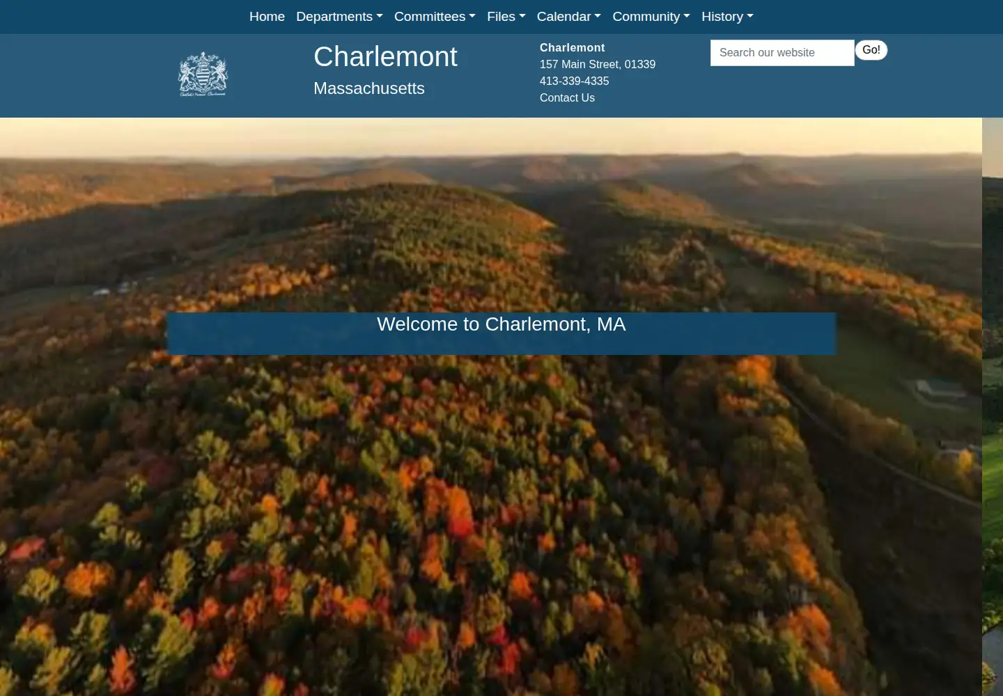 Screenshot of charlemont-ma.us