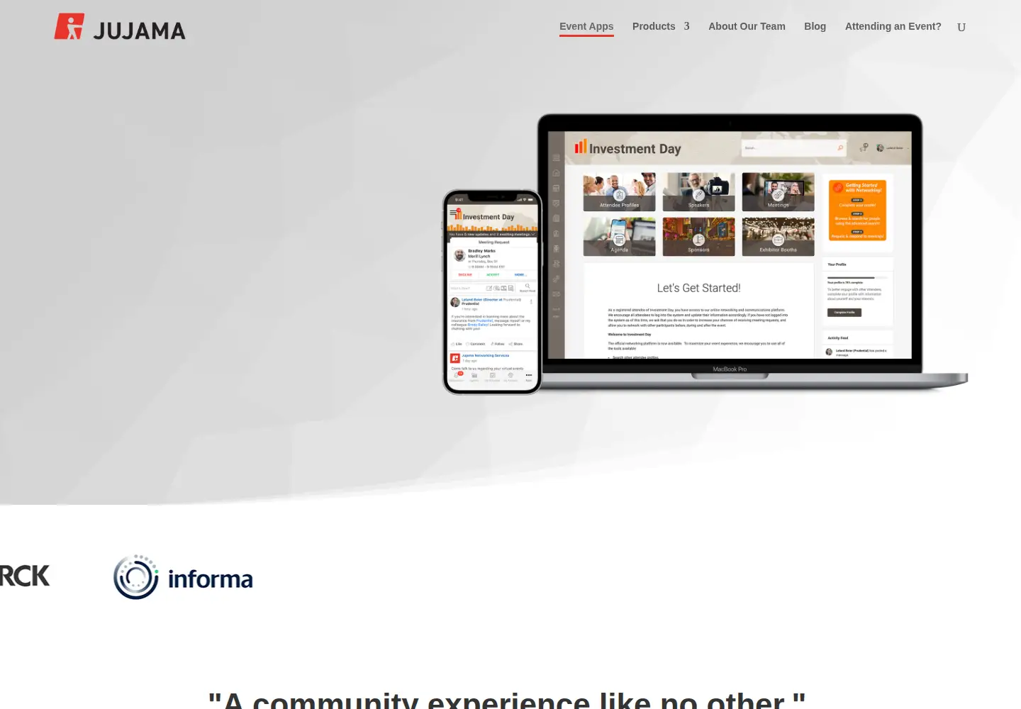 Screenshot of jujama.com