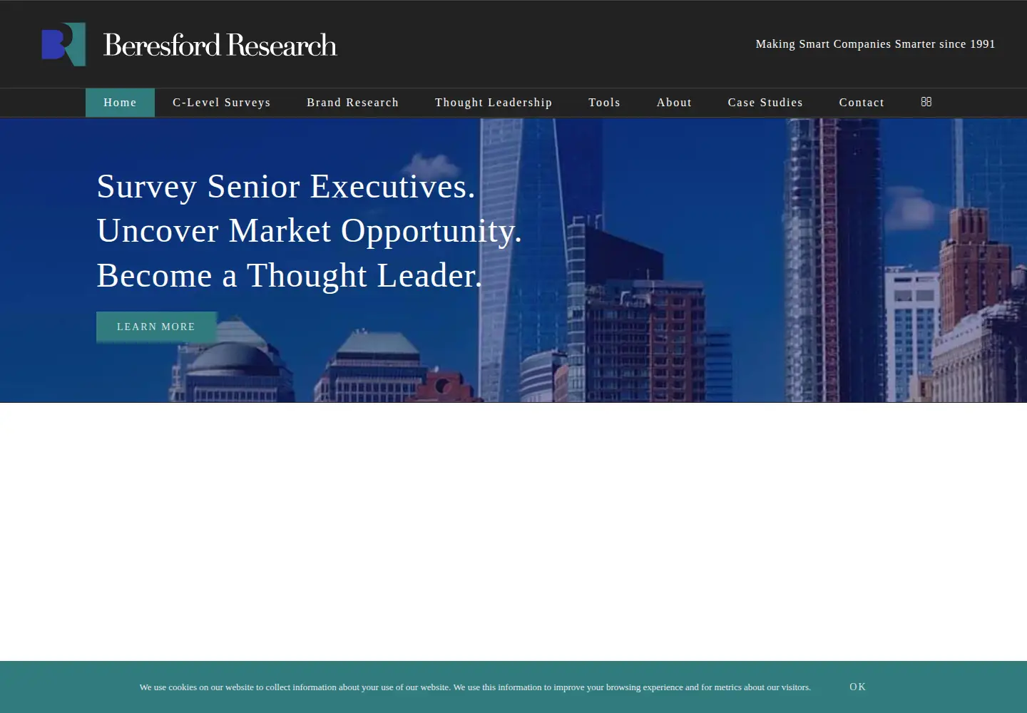 Screenshot of beresfordresearch.com